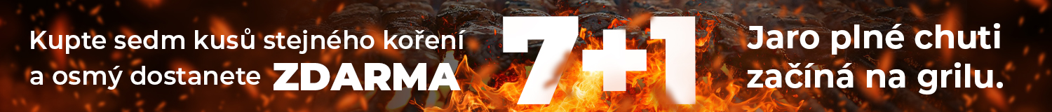 akce koření 7+1 zdarma na grilovací sezónu