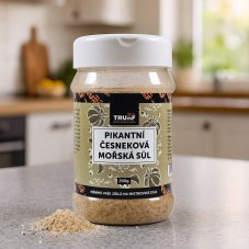Pikantní česneková mořská sůl